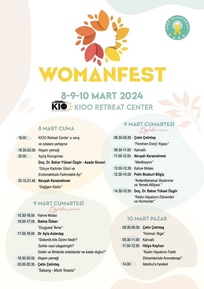 EndoTürkiye, Tüm Kadınları Womanfest'e Davet Ediyor