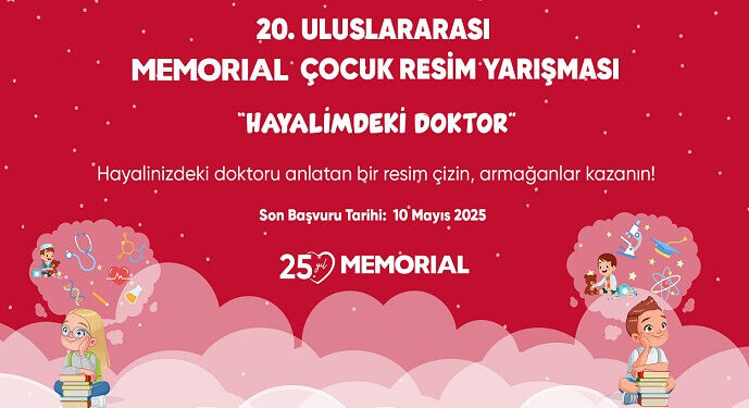 Memorial Çocuk Resim Yarışması'nın Konusu: 'Hayalimdeki Doktor'